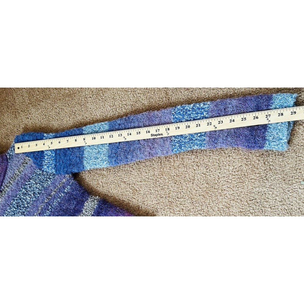 Free People My Girl Turtleneck Sweater Midnight Pearl Combo Women's Small Boho - Picture 10 of 11